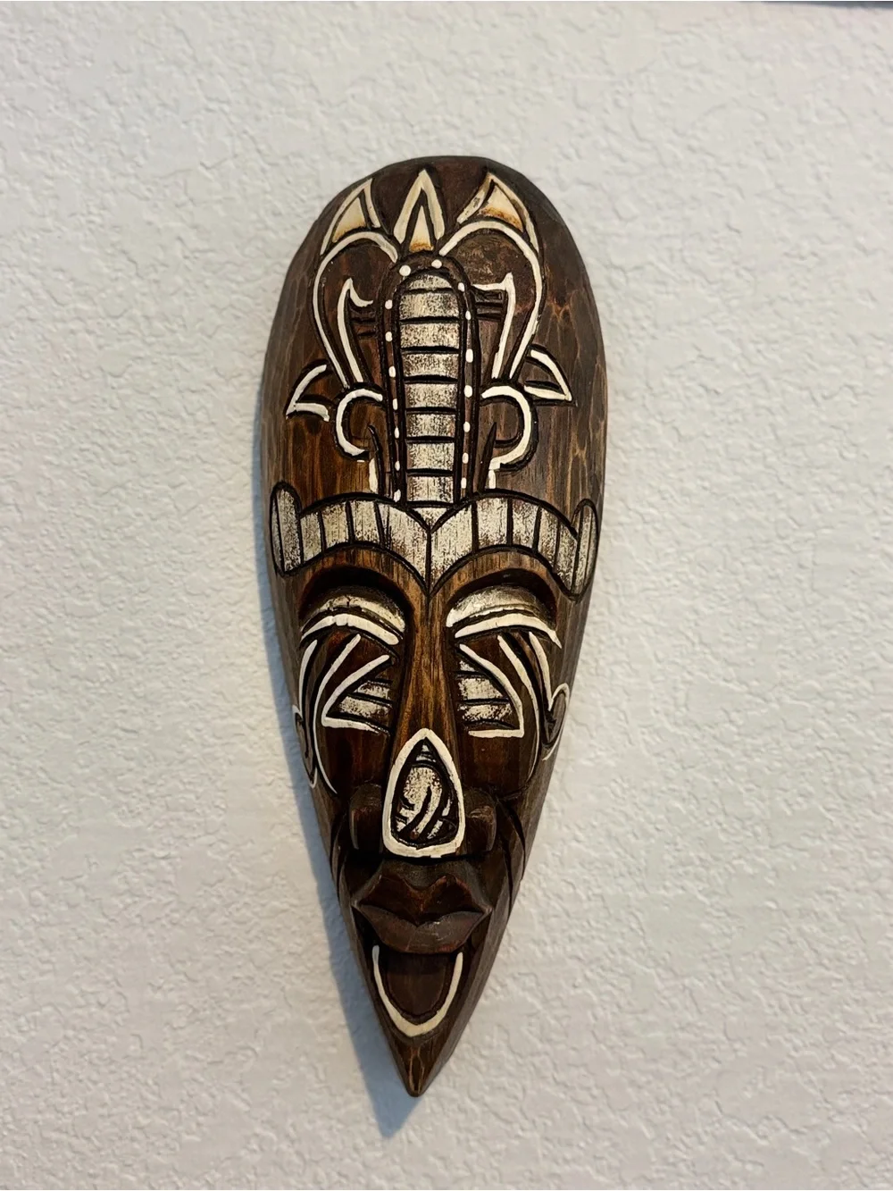 Wall Decor Handcrafted African Mask 11.5